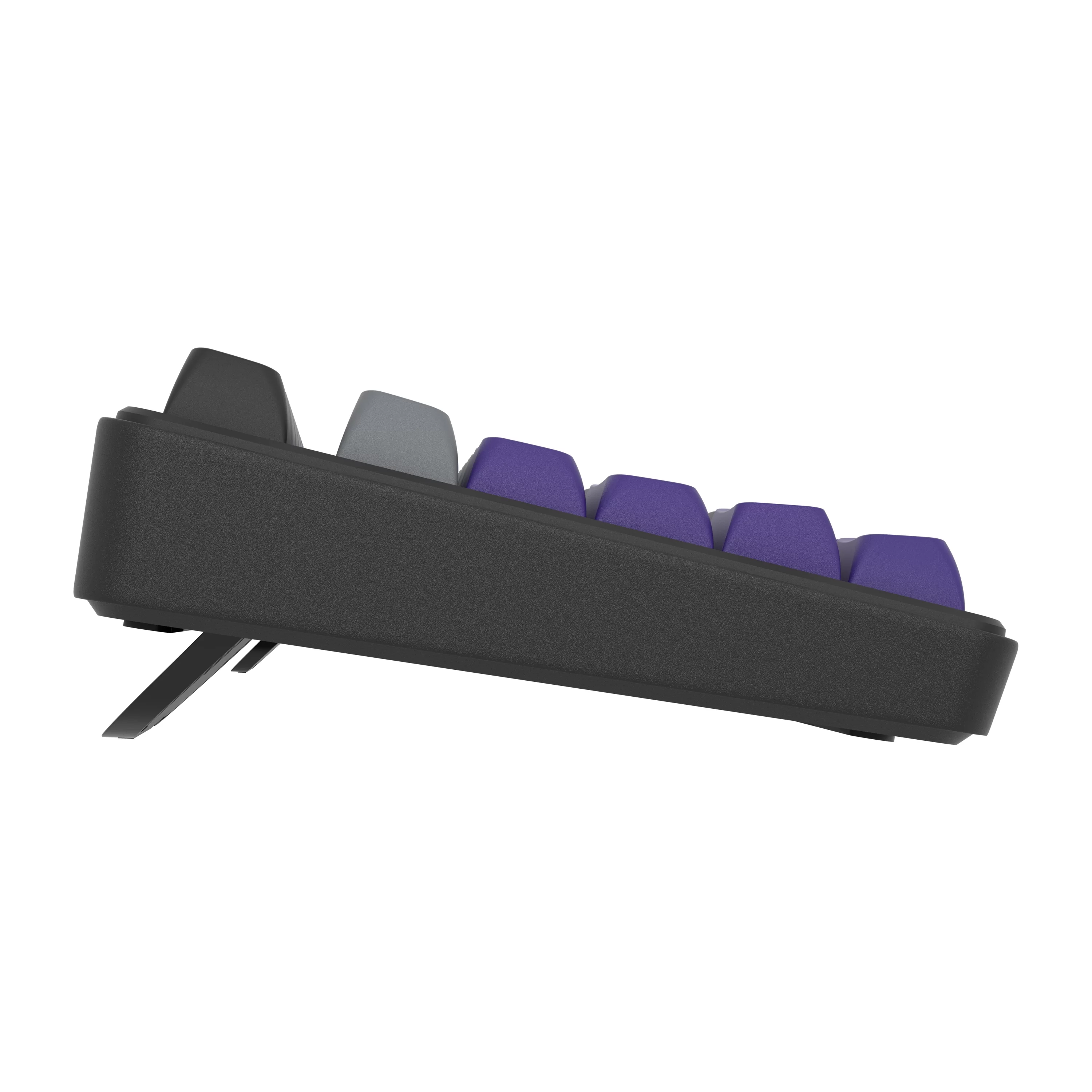 Hawk Gaming HK258 Membrane LCD RGB Kablosuz/Bluetooth Gri Mor Full Türkçe Gaming Klavye
