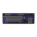 Hawk Gaming HK258GP Membrane LCD RGB Kablosuz/Bluetooth Gri Mor Full Türkçe Gaming Klavye