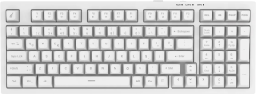 Hawk Gaming HK210 Membrane Rainbow Type C Kablolu Beyaz Full Türkçe Gaming Klavye