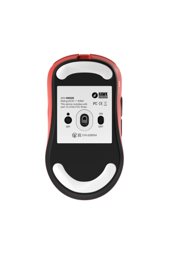 Hawk Gaming HM220K 1K Hz 12000 DPI Tri-Mode Kablosuz/Bluetooth Kırmızı Gaming Mouse