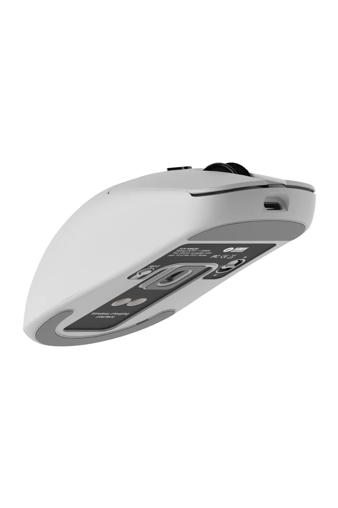 Hawk Gaming HM420B 4K Hz 26000 DPI Tri-Mode Kablosuz/Bluetooth Şarj Standlı Beyaz Gaming Mouse