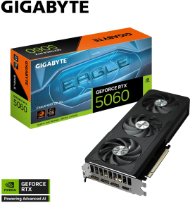 Gigabyte GeForce RTX5060 EAGLE MAX OC GV-N5060EAGLEMAX OC-8GD GDDR7 8GB 128Bit Gaming (Oyuncu) Ekran Kartı