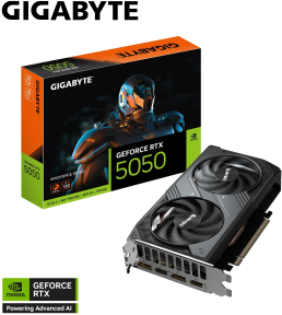 Gigabyte GeForce RTX 5050 WINDFORCE OC GV-N5050WF2OC-8GD GDDR6 8GB 128Bit Gaming (Oyuncu) Ekran Kartı