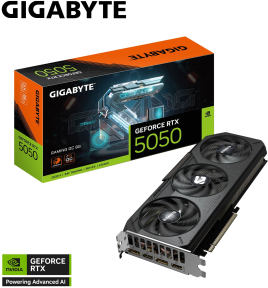 Gigabyte GeForce RTX5050 GAMING OC GV-N5050GAMING OC-8GD GDDR6 8GB 128Bit Gaming (Oyuncu) Ekran Kartı