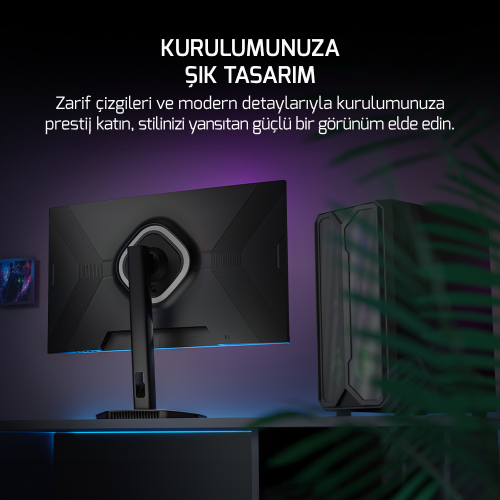 GamePower Lunis L10 24″ 165Hz 1Ms IPS FHD Pivot Gaming Monitör (Sıfır Ölü Piksel Garantili)