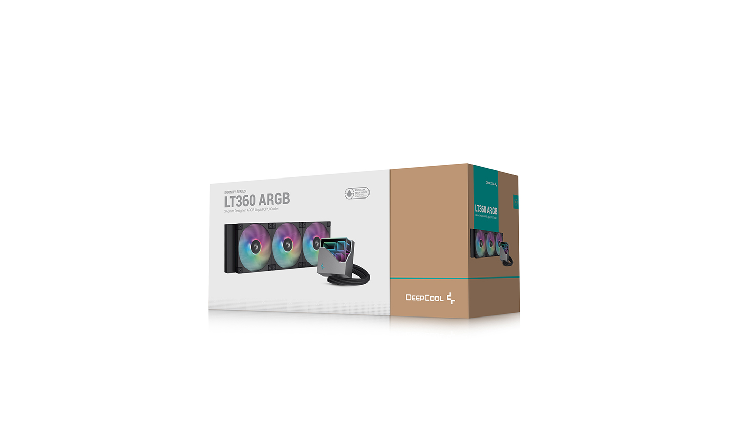 DeepCool LT360-ARGB 360mm Siyah İşlemci Sıvı Soğutucu