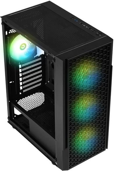 Bitfenix Proton 4F-BLACK 600W 80+ PSU 4x120mm FRGB Fan ATX Temperli Cam Siyah Gaming Kasa