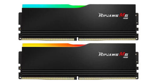 GSKILL Ripjaws M5 RGB 32 GB (2x16) 6400MHz CL36 DDR5 Gaming Ram (F5-6400J3648F16GX2-RM5RK)