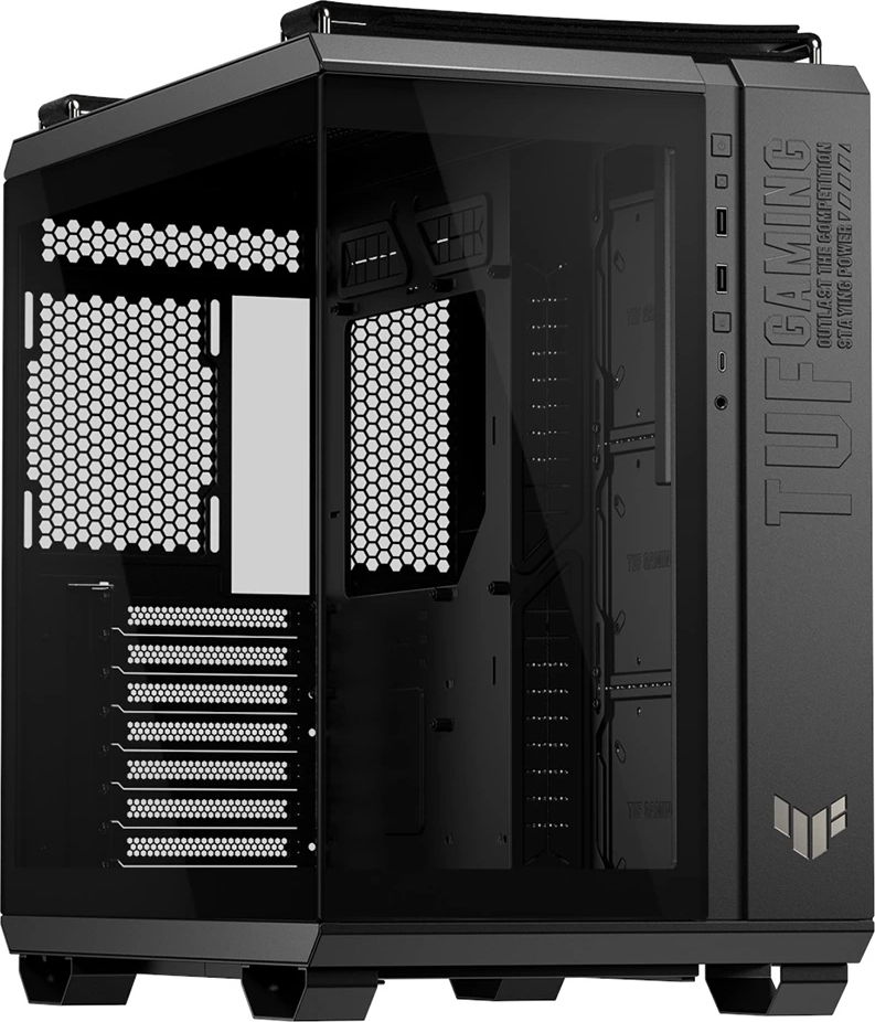 ASUS TUF Gaming GT502 Horizon Temperli Cam USB Type-C Siyah ATX Mid-Tower Gaming Kasa