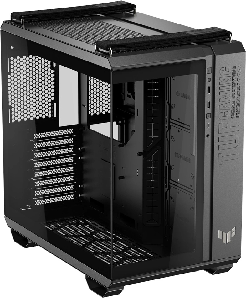 ASUS TUF Gaming GT502 Horizon Temperli Cam USB Type-C Siyah ATX Mid-Tower Gaming Kasa