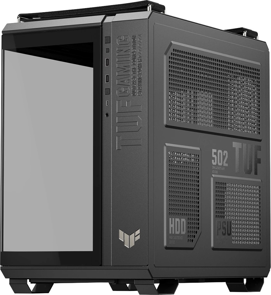 ASUS TUF Gaming GT502 Horizon Temperli Cam USB Type-C Siyah ATX Mid-Tower Gaming Kasa