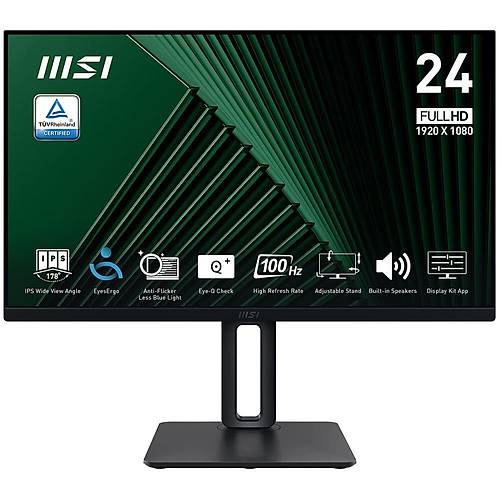 MSI Pro MP245PG 23.8″ 100Hz 1ms HDMI DP D-Sub Anti-glare AdaptiveSync Pivot FHD IPS Monitör