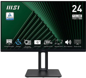MSI Pro MP245PG 23.8″ 100Hz 1ms HDMI DP D-Sub Anti-glare AdaptiveSync Pivot FHD IPS Monitör
