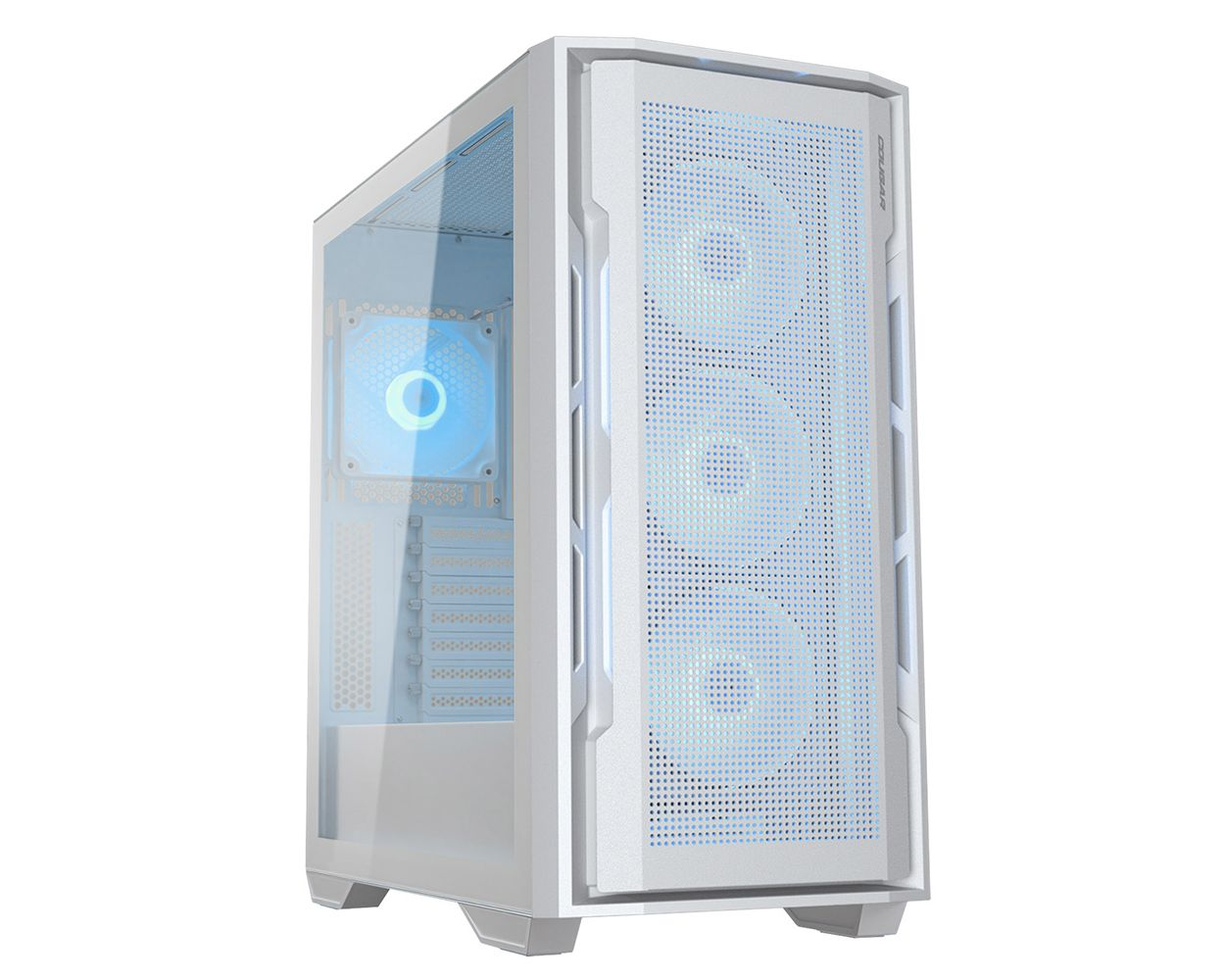 Cougar UNIFACE 4X RGB FAN CGR-5C78W-RGB Mid-Tower Temperli Cam Beyaz Gaming Kasa