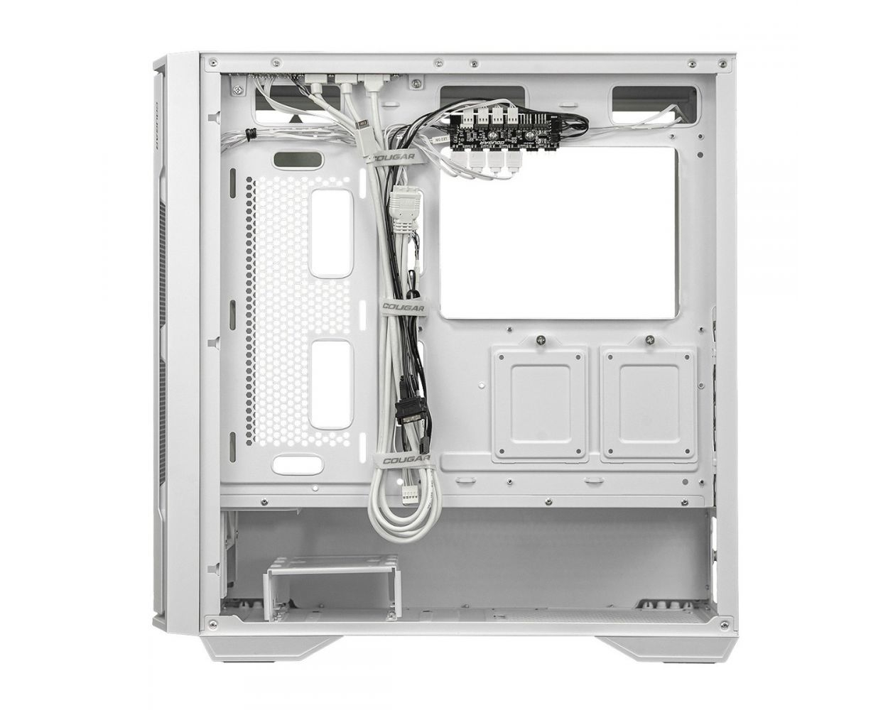 Cougar UNIFACE 4X RGB FAN CGR-5C78W-RGB Mid-Tower Temperli Cam Beyaz Gaming Kasa