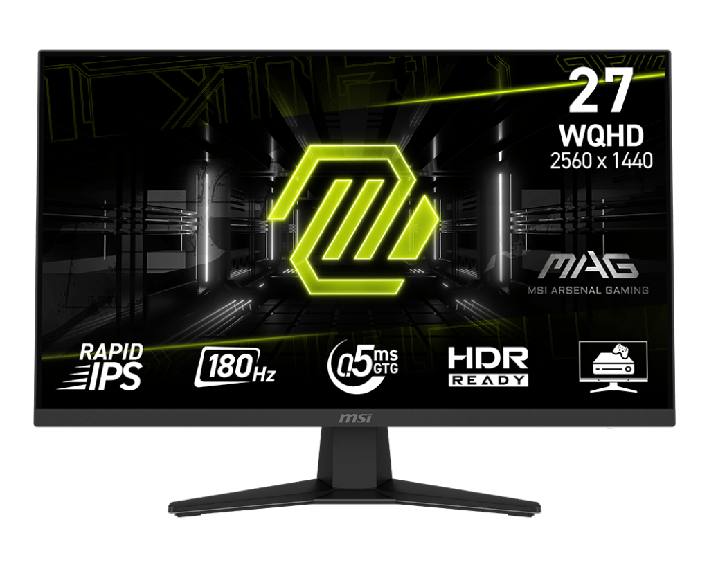 MSI MAG 274QF 27″ 180Hz 0.5Ms WQHD Adaptive-Sync IPS Gaming Monitör