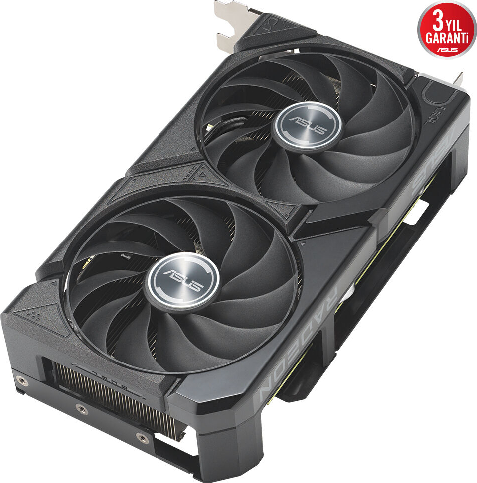 ASUS DUAL AMD Radeon RX 9060XT 8GB DUAL-RX9060XT-8G GDDR6 128Bit DX12 Gaming Ekran Kartı