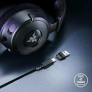 RAZER KRAKEN V4 X RZ04-05180100-R3M1 KABLOLU KULAKLIK