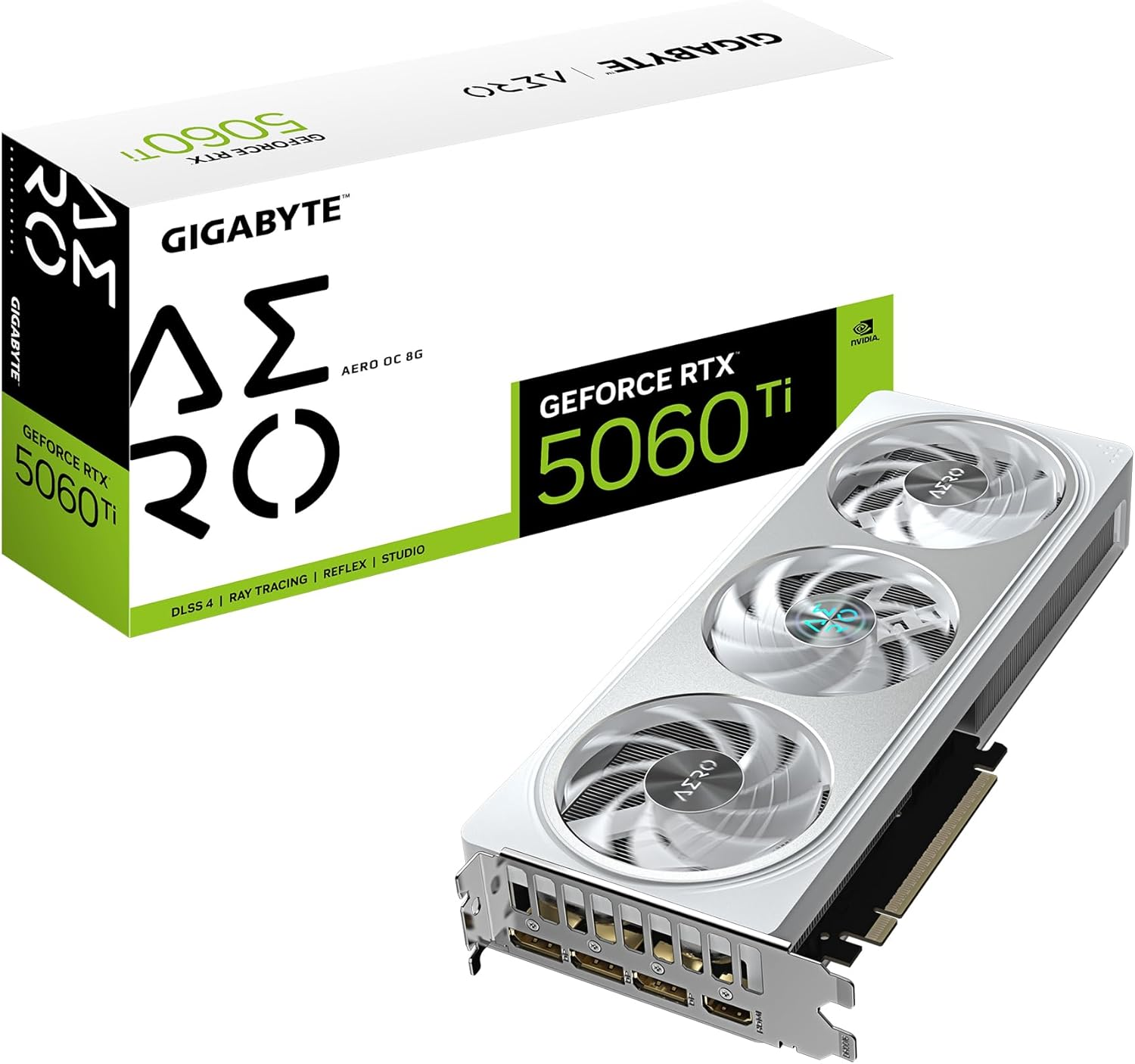 Gigabyte GeForce RTX 5060TI AERO OC GV-N506TAERO OC-8GD GDDR7 8GB 128Bit Gaming Ekran Kartı
