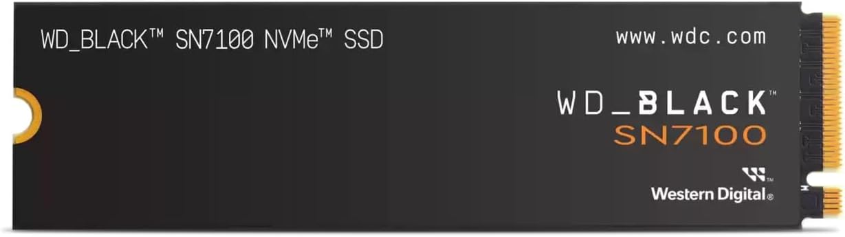 WD Black SN7100 1TB 7250/6900MB/s M.2 NVMe GEN4 SSD Disk