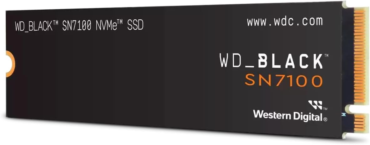 WD Black SN7100 1TB 7250/6900MB/s M.2 NVMe GEN4 SSD Disk