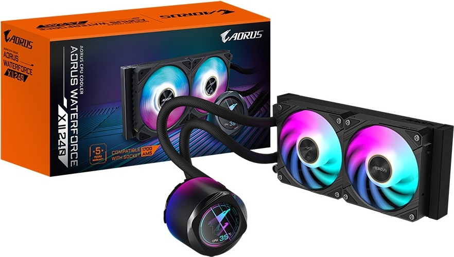 Gigabyte Aorus WaterForce X II 240 ARGB 240MM İşlemci Sıvı Soğutucu