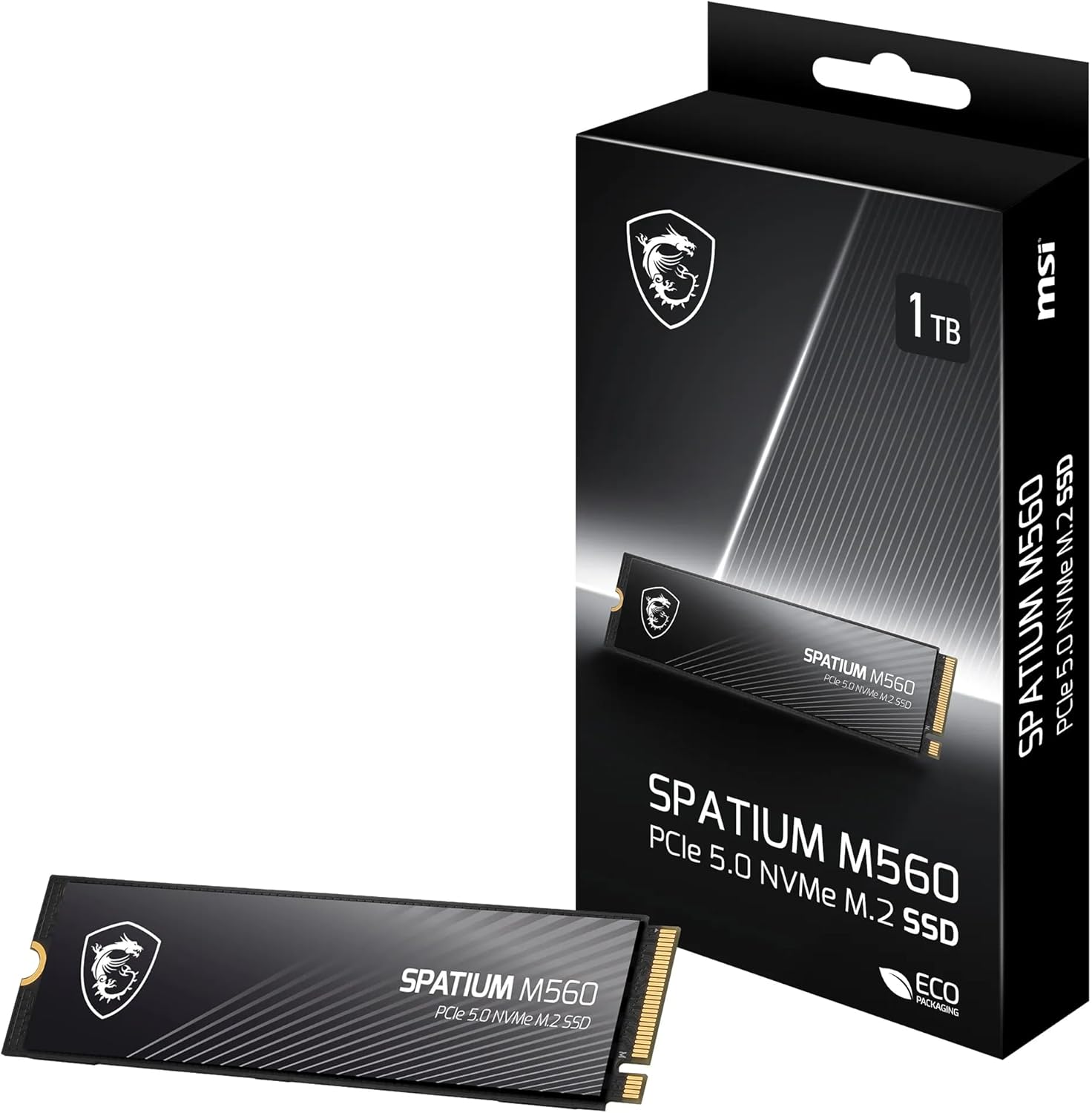 MSI Spatium M560 1 TB 10300/8700MB/s PCIe Gen5.0 NVMe M.2 SSD Disk