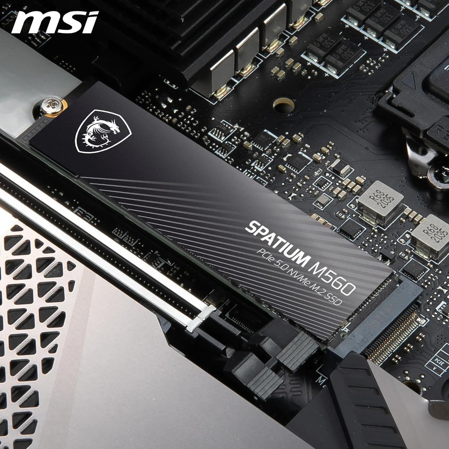 MSI Spatium M560 1 TB 10300/8700MB/s PCIe Gen5.0 NVMe M.2 SSD Disk
