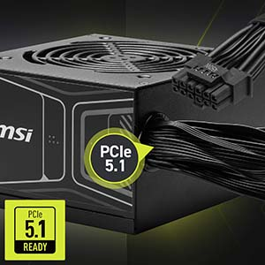 MSI MAG A750GN PCIE5 750W 80+ Gold Power Supply
