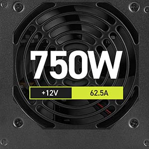 MSI MAG A750GN PCIE5 750W 80+ Gold Power Supply