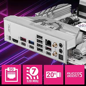 MSI MPG B850 EDGE TI WIFI AM5 DDR5 8400Mhz(OC) ATX Gaming (Oyuncu) Anakart