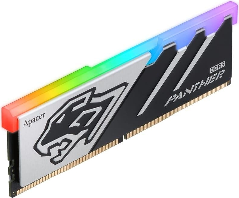 Apacer Panther RGB 16GB 1x16GB 6400MHz CL36 DDR5 Gaming Ram (AH5U16G64C6529BAA-1)