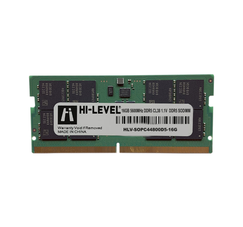 HI-LEVEL 16GB DDR5 5600Mhz SODIMM 1.1 HLV-SOPC44800D5-16G