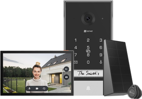 EZVIZ  CS-EP7 Güneş Panelli  (3MP)  2K Görüntülü Akıllı Kapı Zili Takımı