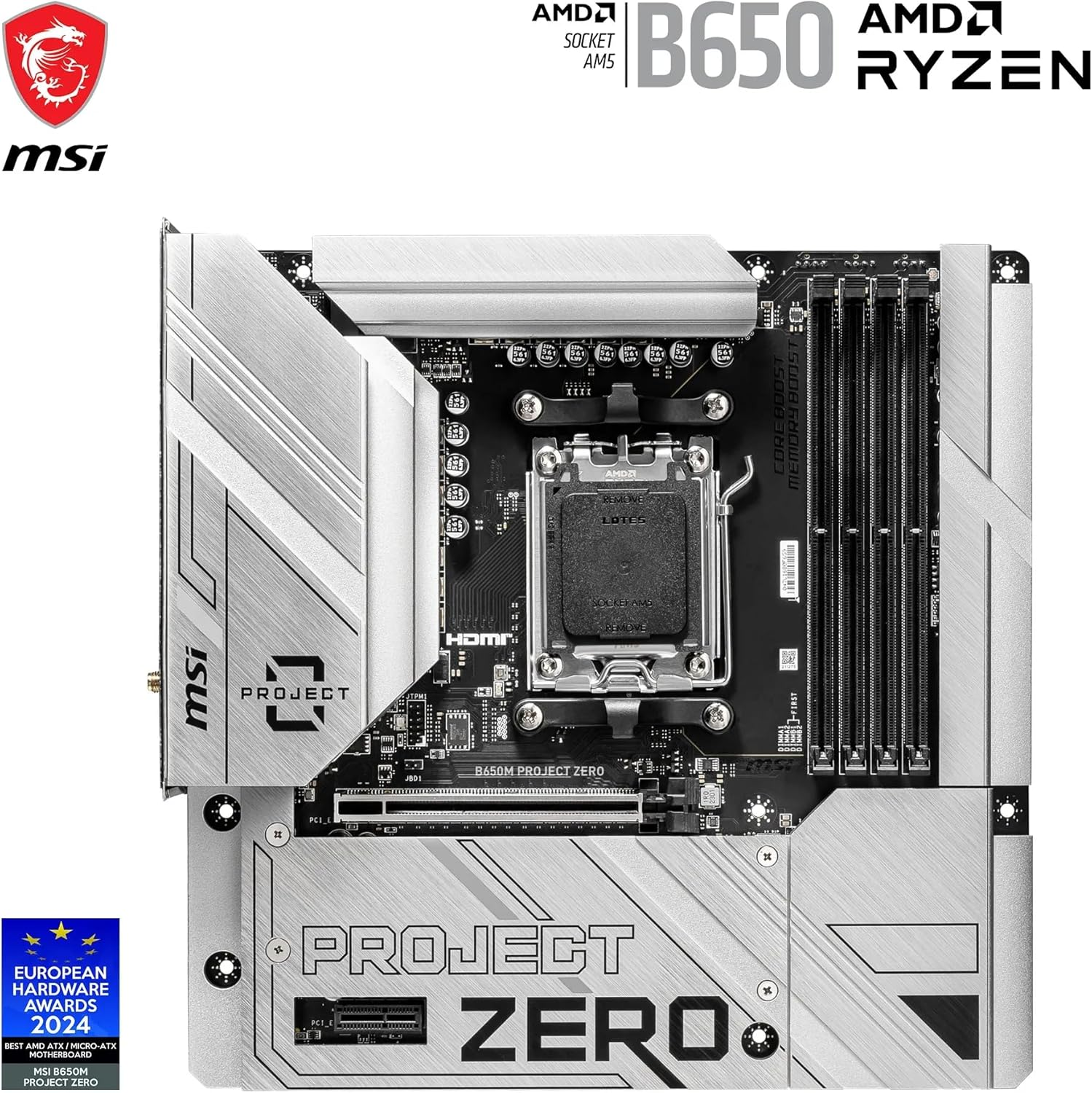 MSI B650M Project Zero mATX Anakart