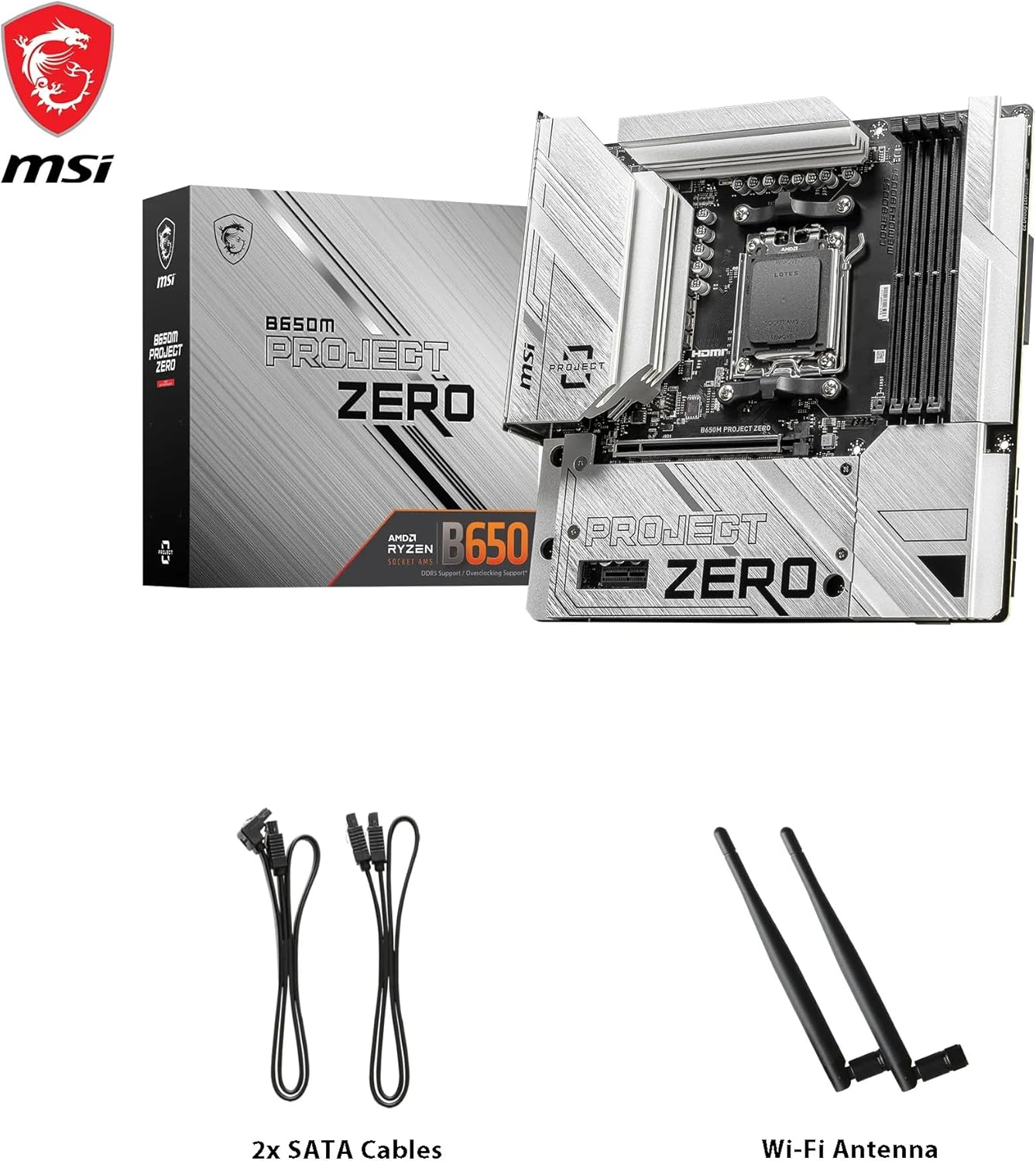 MSI B650M Project Zero mATX Anakart