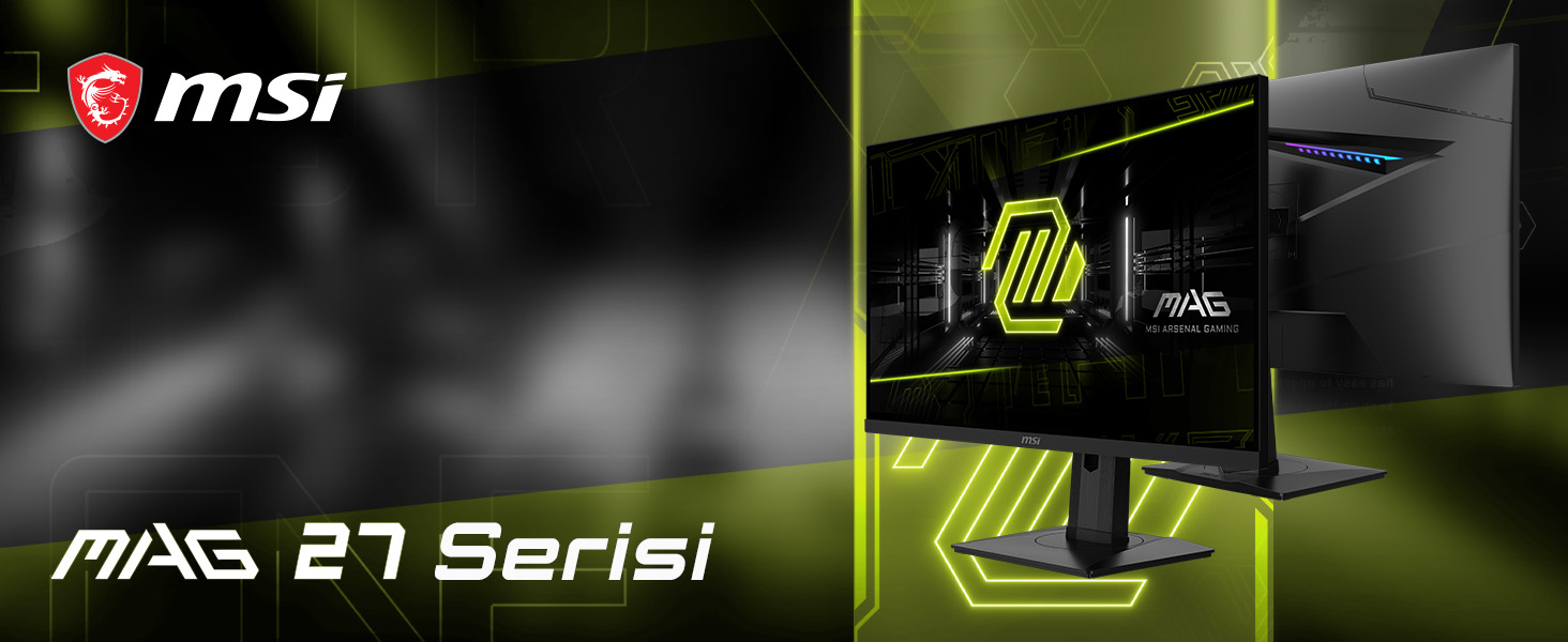 MSI MAG 275F 27″ 180Hz 0,5ms Rapid IPS Adaptive-Sync Full HD Gaming (Oyuncu) Monitör