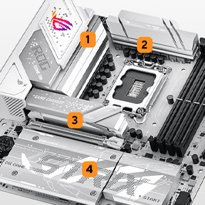 ASUS ROG STRIX B860-G GAMING WIFI Intel B860 Soket 1851 DDR5 9066+(OC)MHz mATX Gaming (Oyuncu) Anakart