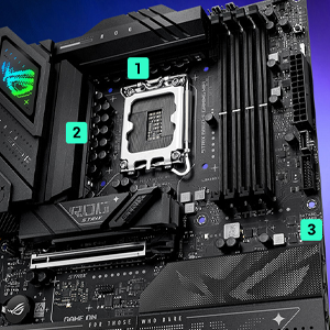 ASUS ROG STRIX B860-F GAMING WIFI Intel B860 Soket 1851 DDR5 9066+(OC)MHz ATX Gaming (Oyuncu) Anakart