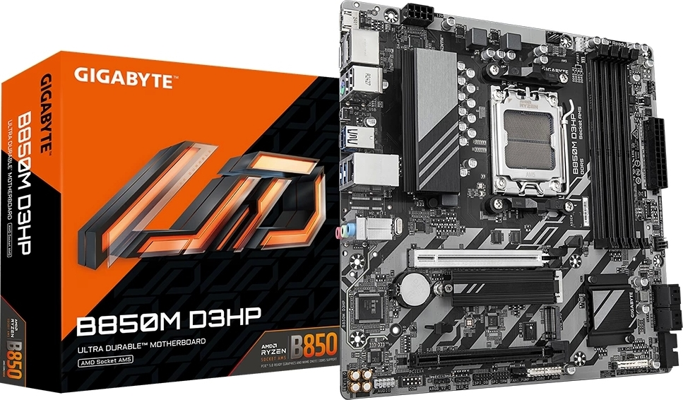 Gigabyte B850M D3HP Soket AM5 DDR5 8200(OC) ATX Gaming (Oyuncu) Anakart