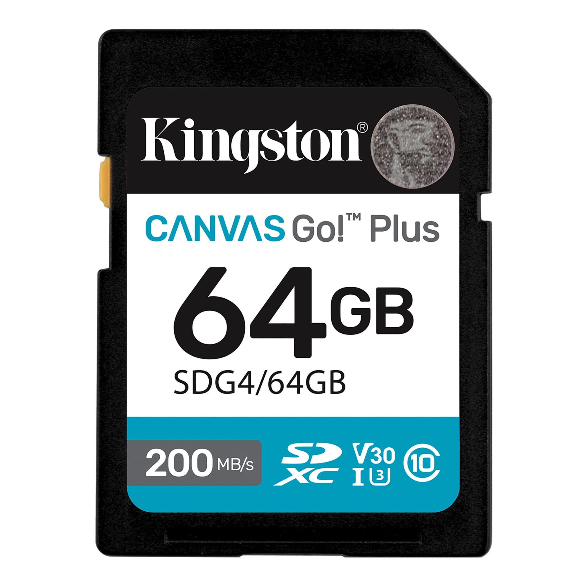 Kingston Canvas Go! Plus 64GB Class 10 SDG4/64GB 200MB/s SD Hafıza Kartı