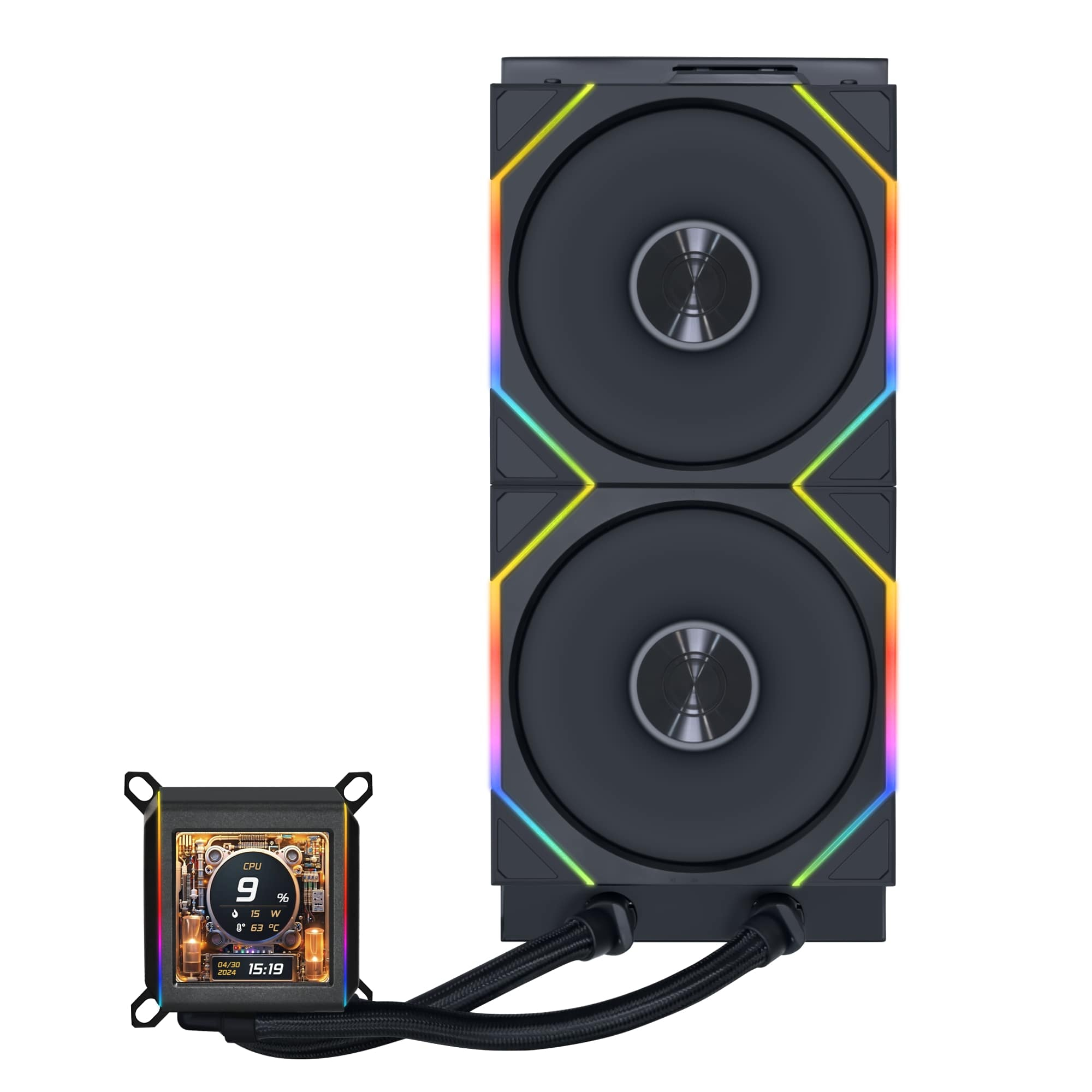 Lian Li Galahad II LCD 280mm Siyah İşlemci Sıvı Soğutucu (GA2ALCD28TB)