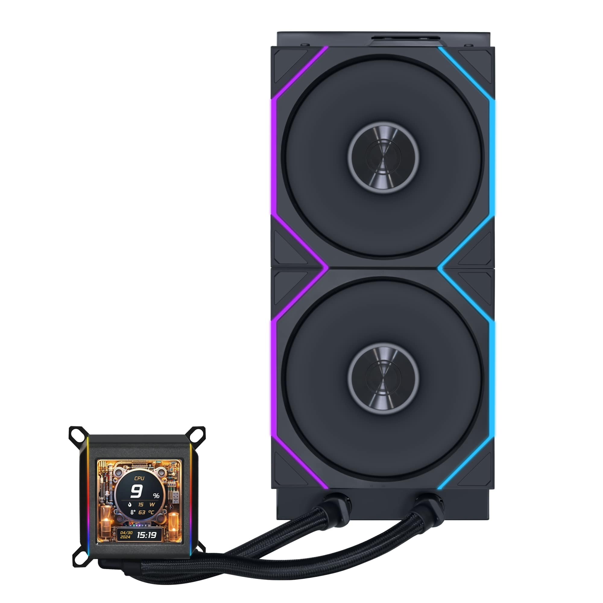 Lian Li Galahad II LCD 280mm Siyah İşlemci Sıvı Soğutucu (GA2ALCD28TB)