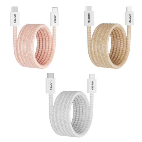 UNITEK TYPE-C MANYETİK HIZLI ŞARJ KABLOSU BEYAZ ( C14141AWH01-1M)