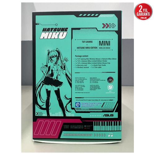 Asus Tuf Gaming Mini Miku Edition Kablosuz Gaming (Oyuncu) Mouse