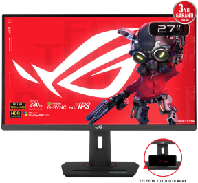 ASUS ROG Strix XG279CNS 27″ 380Hz 1ms FHD  FreeSync Premium G-Sync IPS Gaming (Oyuncu)  Monitör