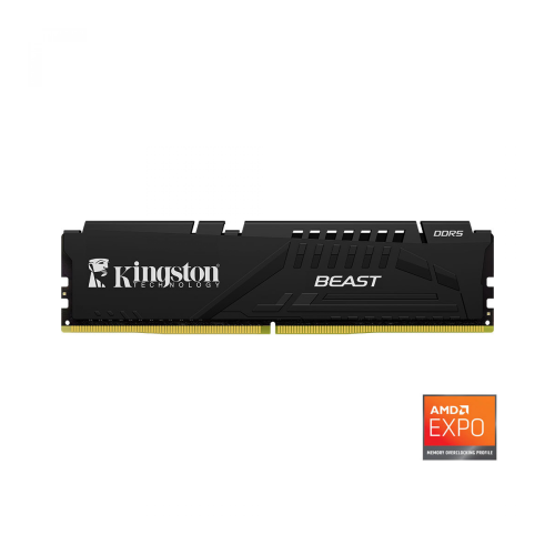 Kingston Beast KF560C36BBEK2-64 64GB (2x32GB) DDR5 6000MHz CL36 Siyah Gaming Ram (Bellek)