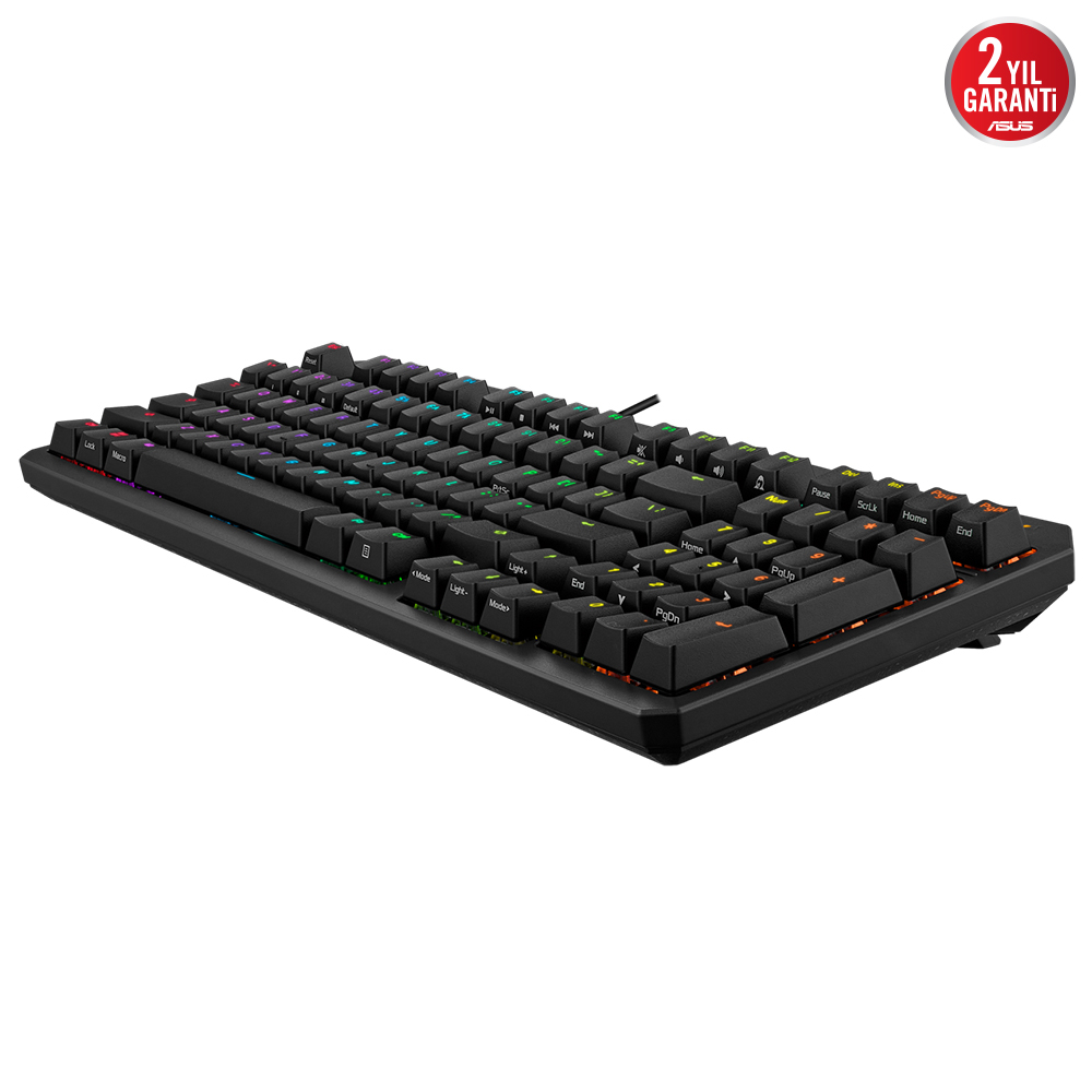 ASUS TUF Gaming K3 Gen II RGB Red Switch Optik Mekanik Kablolu Gaming (Oyuncu) Klavye