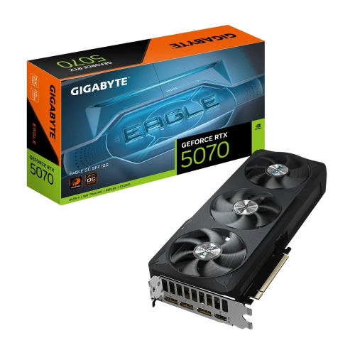 Gigabyte GeForce RTX 5070 EAGLE OC SFF 12G GV-N5070EAGLE OC-12GD GDDR7 192Bit 12G Gaming (Oyuncu) Ekran Kartı