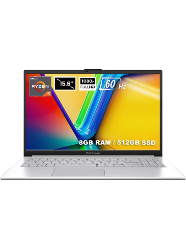 ASUS Vivobook Go 15 E1504FA-BQ1741 AMD R5-7520U 8GB LPDDR5 512GB SSD 15.6″ Full HD 60Hz FreeDos